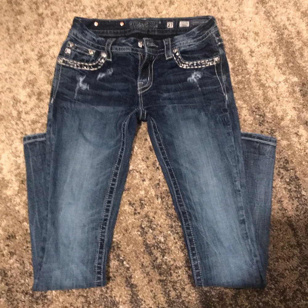 Miss me skinny jeans size 27